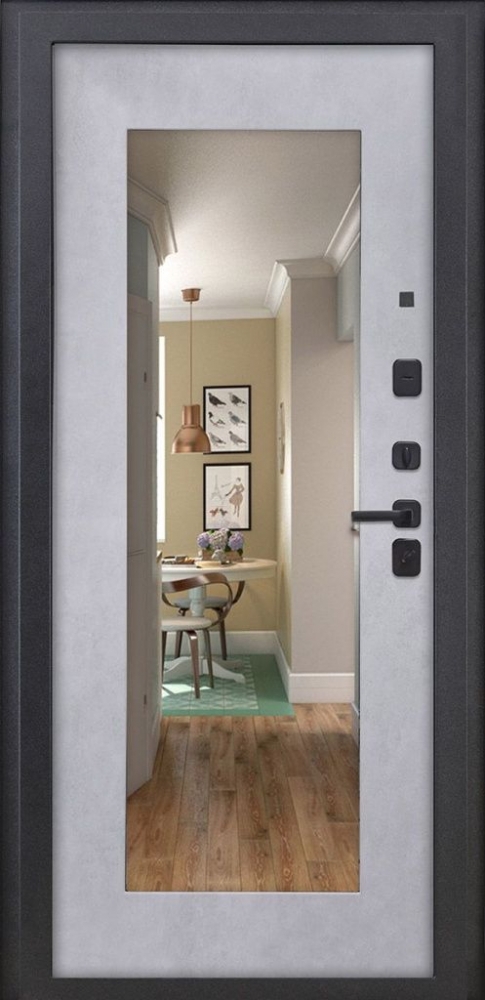 Товар Дверь ДвериПРО Д-68 ФЛЗ-603 Бетон снежный DPRO228159