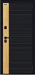 Дверь Браво Эво/SBlack Black Shell-Wotan Oak/White Silk DIS007556 фото