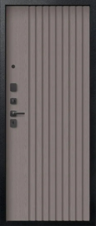 Товар Дверь V-15 Черный муар + Бетон темный - Софт ясень грей DIS007351