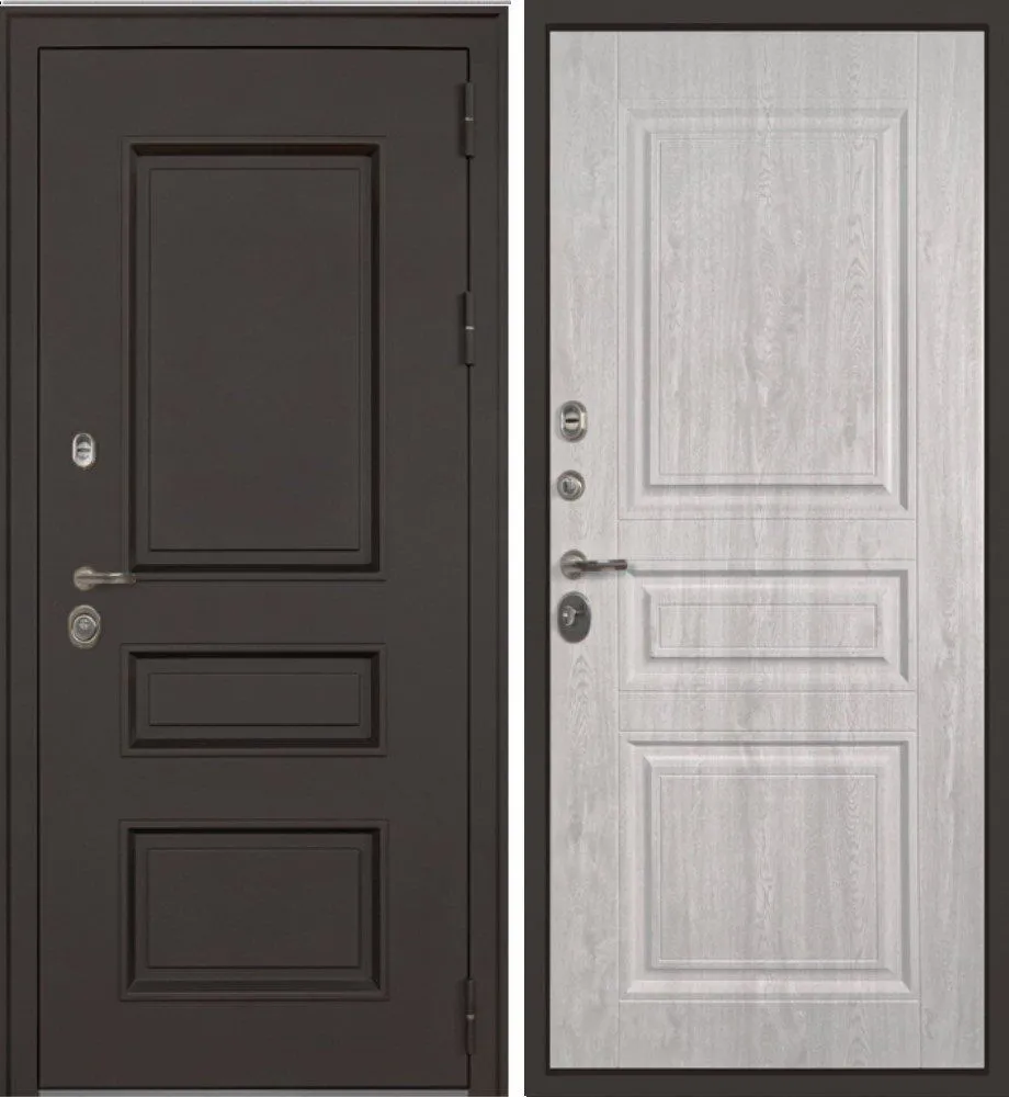 Фото Дверь Аляска Терморазрыв 3К Сосна Белая DIS007252