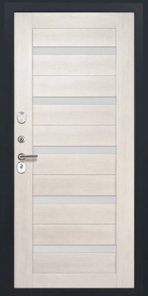 Товар Дверь ДвериПРО Аура СБ-1 (ст. белое, 16мм, Беленый дуб) DPRO228126